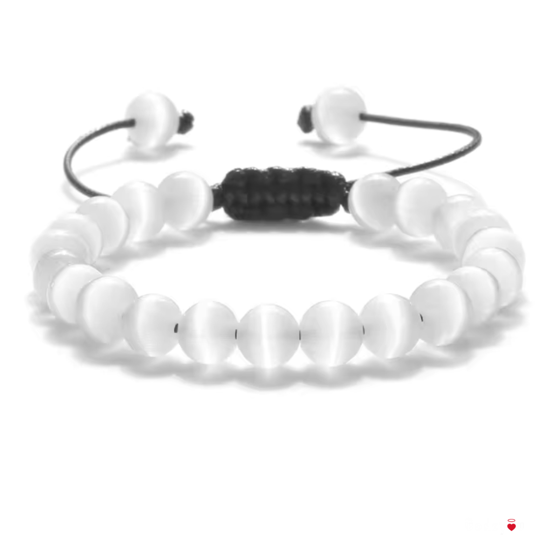 8mm Tiger Eye Stone Beads Bracelet Adjustable Braided Rope Bangles Natural Lava Rock Men Women Yoga Healing Balance Bracelets 4